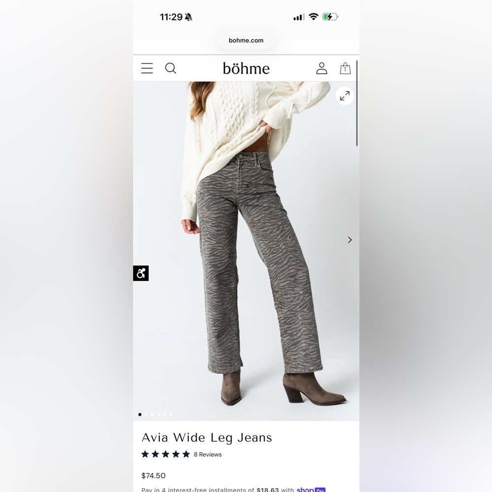 Avia Wide Leg Jeans